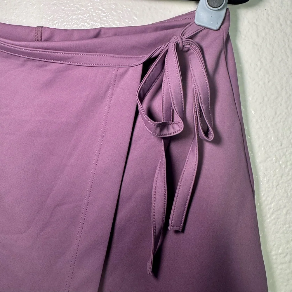 Purple Drawstring Skort Mini